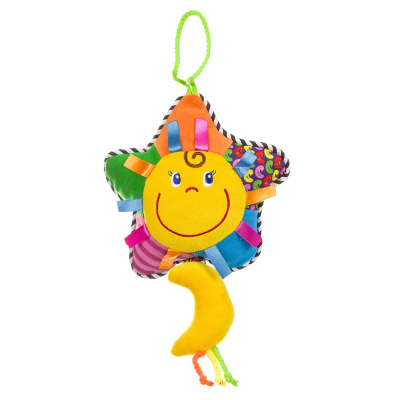 Мягкая развивающая подвеска Солнышко Bondibon ВВ1284 TE8153-32